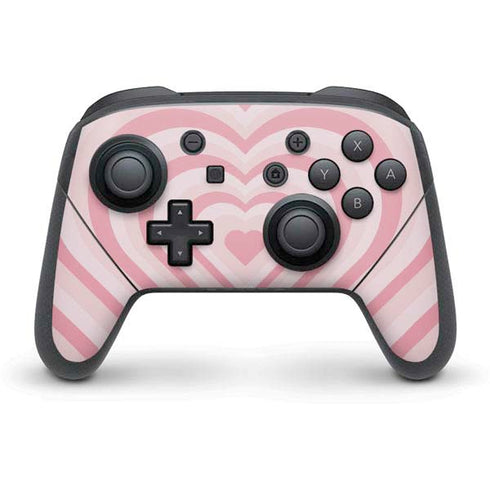 Pink Heart Pattern Nintendo Skins