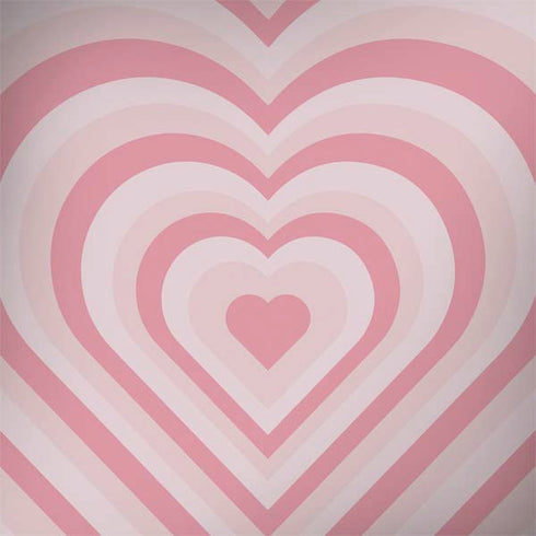 Pink Heart Pattern PlayStation 4 Gold Wireless Headset Skin
