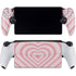 Pink Heart Pattern PlayStation Portal Remote Player Skin
