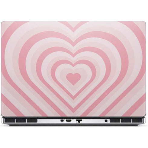Pink Heart Pattern Dell Precision Skin