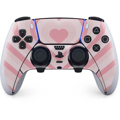 Pink Heart Pattern PlayStation PS5 Skins
