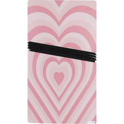 Pink Heart Pattern PS5 Pro Bundle Skin