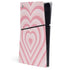Pink Heart Pattern PS5 Slim Digital Edition Console Skin