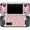 Pink Heart Pattern Steam Deck Handheld Gaming Computer OLED Skin