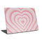 Pink Heart Pattern Laptop Skins