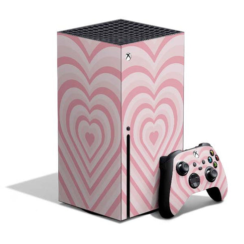 Pink Heart Pattern Xbox Series X Skins