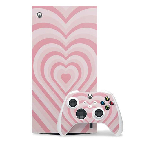 Pink Heart Pattern Xbox Series X Skins