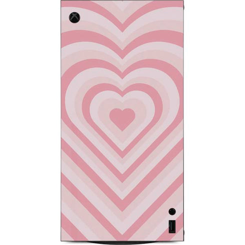 Pink Heart Pattern XBox Series X Digital Edition Console Skin