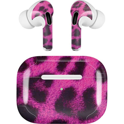 Pink Leopard Spots AirPods Skins