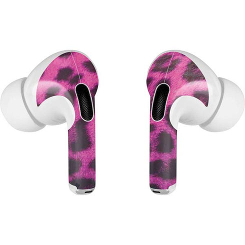 Pink Leopard Spots AirPods Skins
