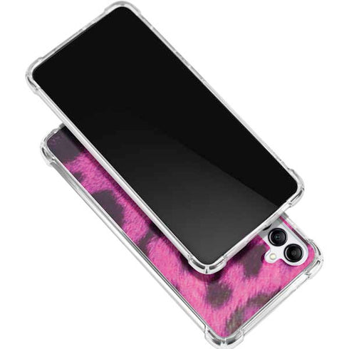 Pink Leopard Spots Gabb Phone 4 Clear Case