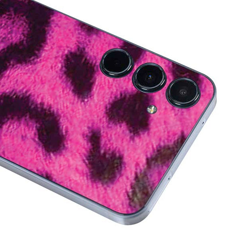 Pink Leopard Spots Galaxy A35 5G Skin