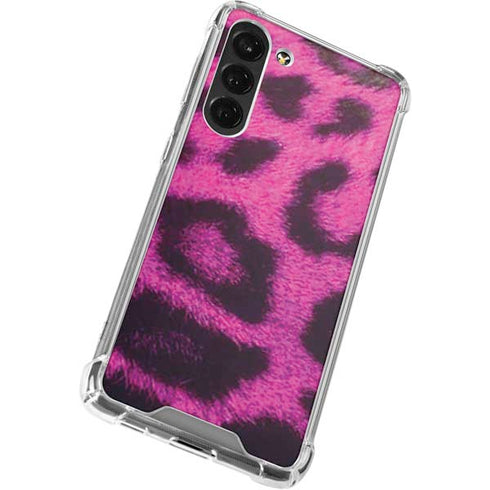Pink Leopard Spots Galaxy S24 FE Clear Case