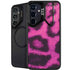 Pink Leopard Spots Galaxy S24 FE Kickstand Case