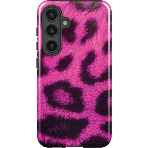 Pink Leopard Spots Galaxy S25 Impact Case