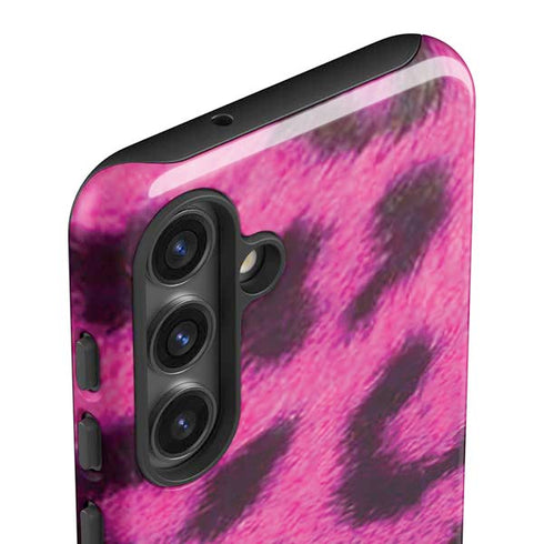 Pink Leopard Spots Galaxy S25 Impact Case