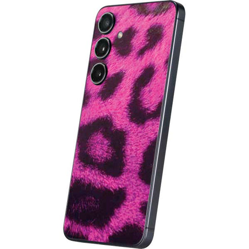 Pink Leopard Spots Galaxy S25 Plus Skin