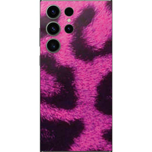 Pink Leopard Spots Galaxy S25 Ultra Skin