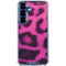 Pink Leopard Spots Galaxy S25 Plus Clear Case