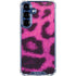 Pink Leopard Spots Galaxy S25 Plus Clear Case