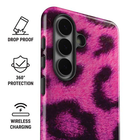 Pink Leopard Spots Galaxy S26 Plus Impact Case