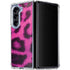 Pink Leopard Spots Galaxy Z Fold5 5G Clear Case