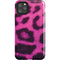 Pink Leopard Spots iPhone Cases