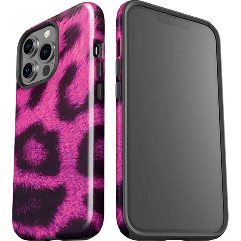 Pink Leopard Spots iPhone 15 Pro Impact Case