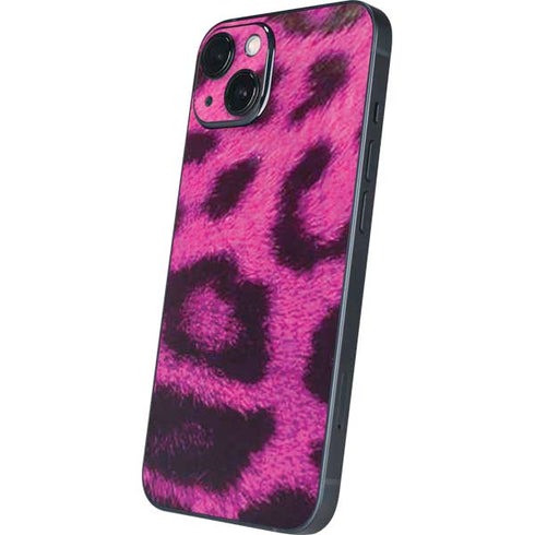 Pink Leopard Spots iPhone 15 Skin