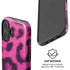 Pink Leopard Spots iPhone 16 Magsafe Impact Case