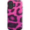 Pink Leopard Spots iPhone 16 Plus Impact Case