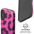 Pink Leopard Spots iPhone 16 Plus Magsafe Impact Case