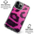 Pink Leopard Spots iPhone 16 Pro Clear Case