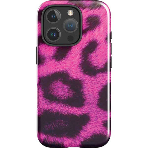 Pink Leopard Spots iPhone 16 Pro Impact Case