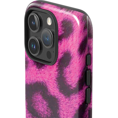 Pink Leopard Spots iPhone 16 Pro Impact Case