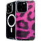 Pink Leopard Spots iPhone 16 Pro MagSafe Case