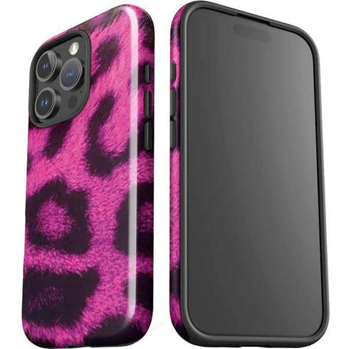 Pink Leopard Spots iPhone 16 Pro Max Impact Case