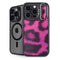 Pink Leopard Spots iPhone 16 Pro Max Kickstand Case