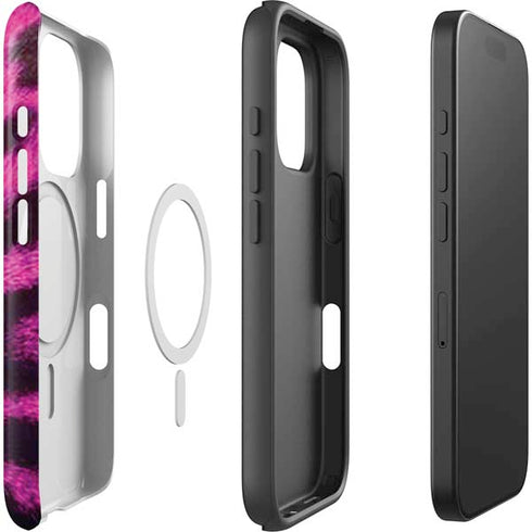 Pink Leopard Spots iPhone 16 Pro Max Magsafe Impact Case