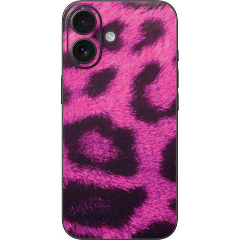Pink Leopard Spots iPhone 16 Skin