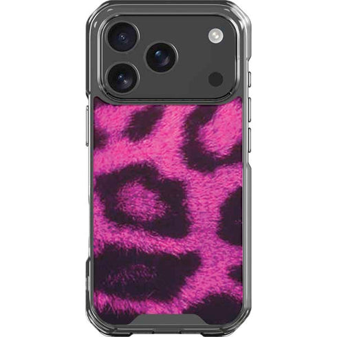 Pink Leopard Spots iPhone 18 Pro Clear Case