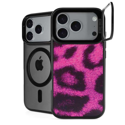 Pink Leopard Spots iPhone 18 Pro Kickstand Case