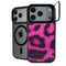 Pink Leopard Spots iPhone 18 Pro Kickstand Case