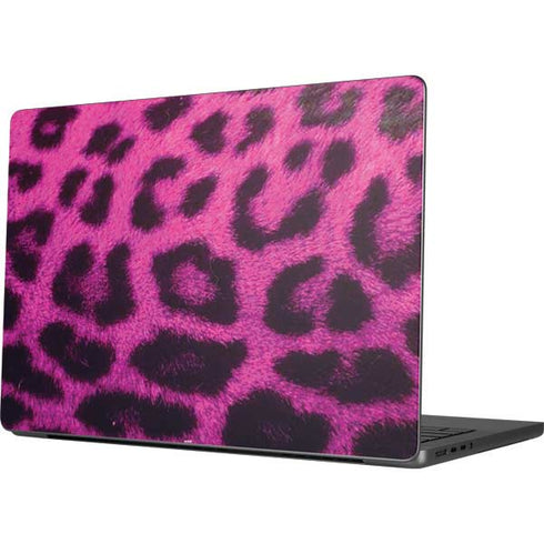 Pink Leopard Spots Apple MacBook Pro 14-inch Skin