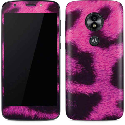 Pink Leopard Spots Moto E5 Play Skin