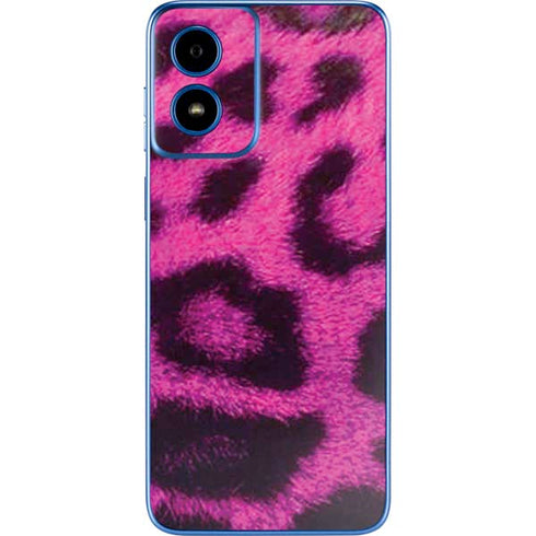 Pink Leopard Spots Moto G Play 4G (2024) Skin