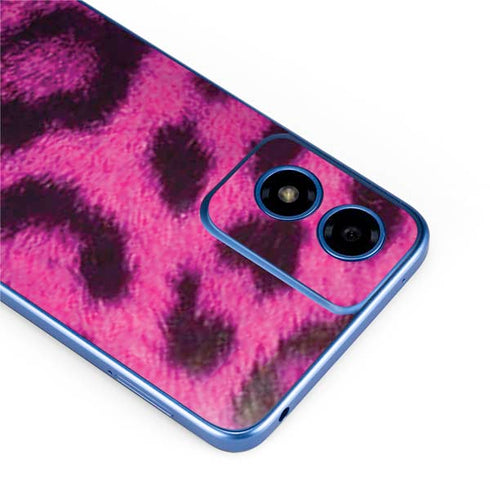 Pink Leopard Spots Moto G Play 4G (2024) Skin
