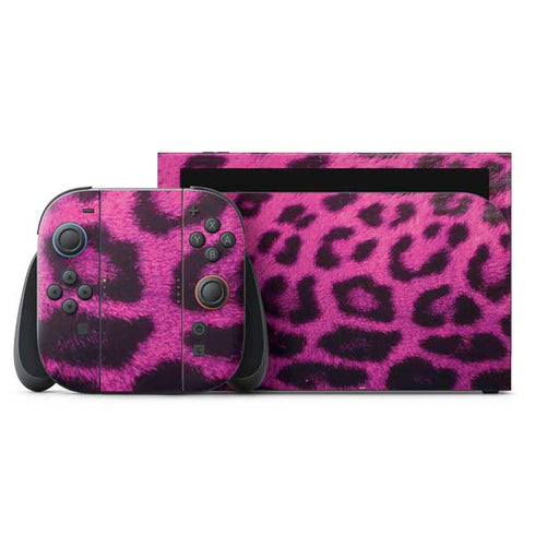 Pink Leopard Spots Nintendo Skins