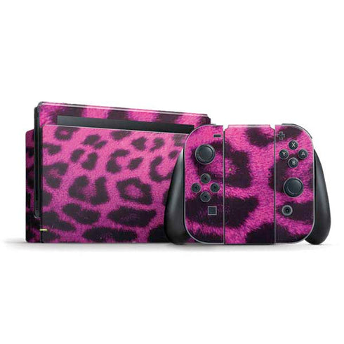 Pink Leopard Spots Nintendo Skins