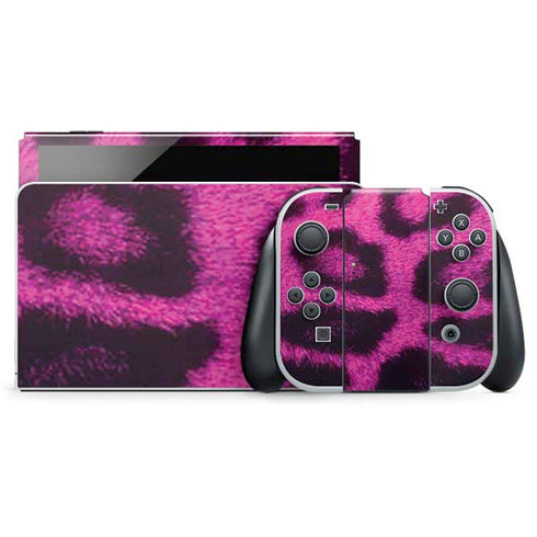 Pink Leopard Spots Nintendo Skins